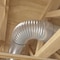 Imperial Mfg Imperial 4 in. D X 4 in. D Adjustable 90 deg Galvanized Steel Furnace Pipe Elbow GV0285-C - alternate 4